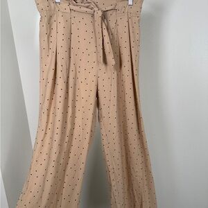 Sweet Wanderer Polka Dot Wide-Leg Pants – Size L